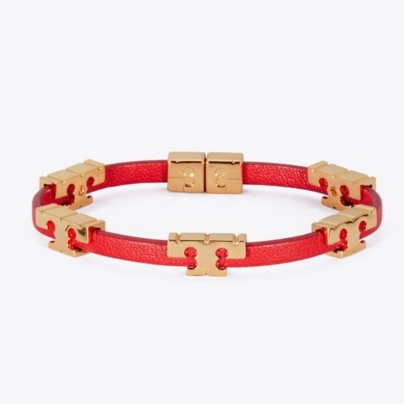 TORY BURCH SERIF-T SINGLE WRAP BRACELET -NWOT - Picture 3 of 3